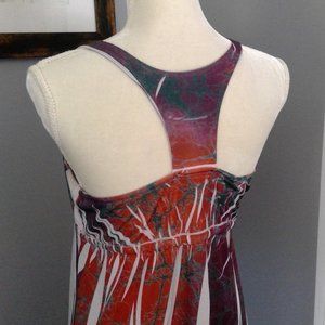 Tracy Lynn Size Small Colorful Racer Back Maxi Dress